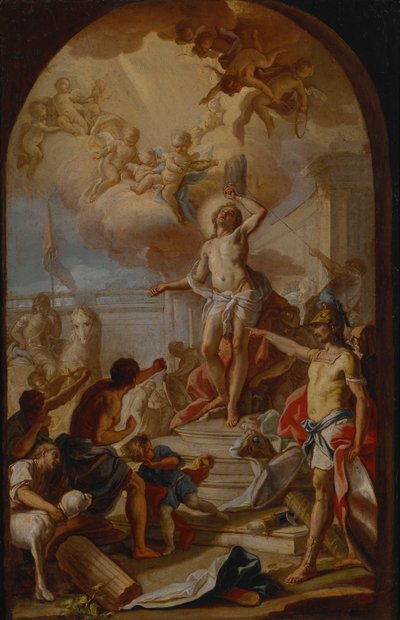 The Martyrdom of St. Sebastian by Giacinto Diana